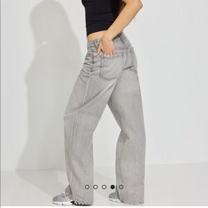 Brand new without tags—Grey—GARAGE LOW RISE BAGGY